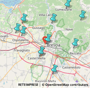 Mappa Via Sorbana, 25126 Brescia BS, Italia (8.72364)