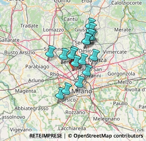 Mappa 20026 Bollate MI, Italia (9.22765)