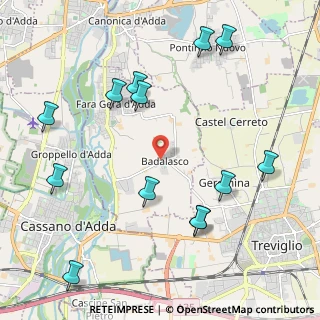 Mappa Via Veneziana Badalasco, 24045 Fara Gera d'Adda BG, Italia (2.48846)
