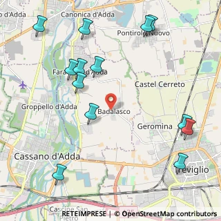 Mappa Via Veneziana Badalasco, 24045 Fara Gera d'Adda BG, Italia (2.63077)