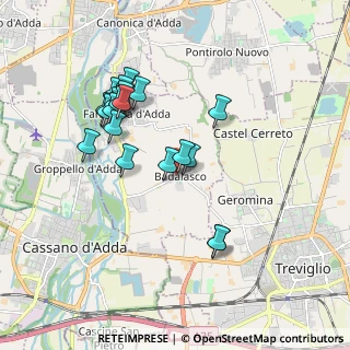 Mappa Via Veneziana Badalasco, 24045 Fara Gera d'Adda BG, Italia (1.735)
