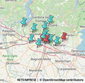 Mappa 25126 Brescia BS, Italia (7.30286)