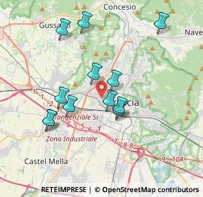Mappa 25126 Brescia BS, Italia (3.385)