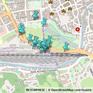 Mappa Viale Stazione, 36100 Vicenza VI, Italia (0.15)