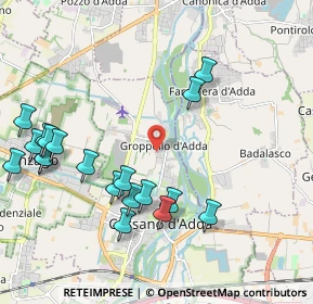 Mappa Via Papa Giovanni XXIII, 20062 Cassano d'Adda MI, Italia (2.4325)