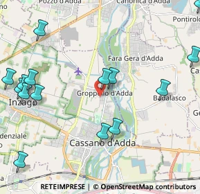 Mappa Via Papa Giovanni XXIII, 20062 Cassano d'Adda MI, Italia (3.00368)