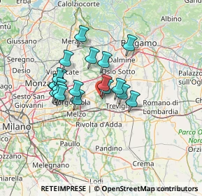 Mappa Via Papa Giovanni XXIII, 20062 Cassano d'Adda MI, Italia (10.851)