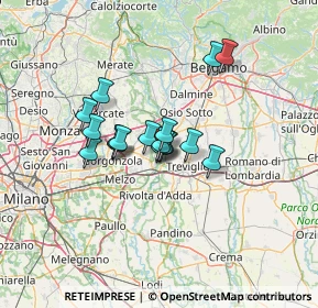 Mappa Via Papa Giovanni XXIII, 20062 Cassano d'Adda MI, Italia (8.83)