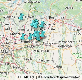 Mappa Via Papa Giovanni XXIII, 20062 Cassano d'Adda MI, Italia (8.71091)