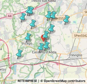 Mappa Via Papa Giovanni XXIII, 20062 Cassano d'Adda MI, Italia (3.54308)