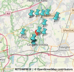 Mappa Via Papa Giovanni XXIII, 20062 Cassano d'Adda MI, Italia (2.96533)