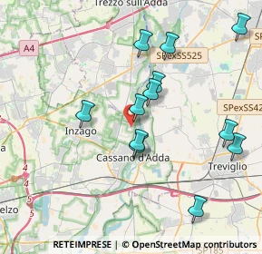 Mappa Via Papa Giovanni XXIII, 20062 Cassano d'Adda MI, Italia (3.795)