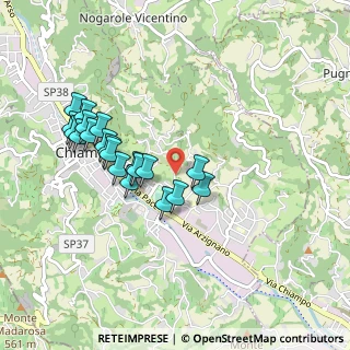 Mappa Via Costieri, 36072 Chiampo VI, Italia (0.8775)
