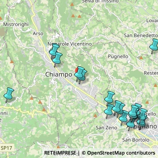 Mappa Via Costieri, 36072 Chiampo VI, Italia (2.9585)