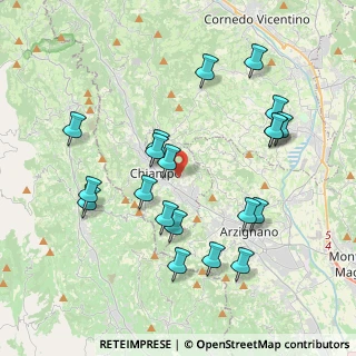 Mappa Via Costieri, 36072 Chiampo VI, Italia (4.0575)