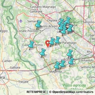 Mappa Contrada Sant'Eusebio, 20020 Arconate MI, Italia (7.38824)