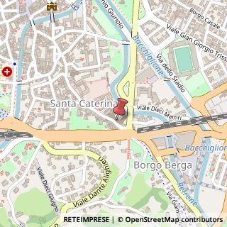 Mappa Contrà Santa Caterina, 29, 36100 Vicenza, Vicenza (Veneto)
