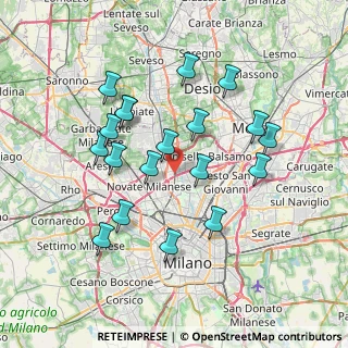 Mappa Cormano-Brusuglio, 20032 Cormano MI, Italia (7.02421)