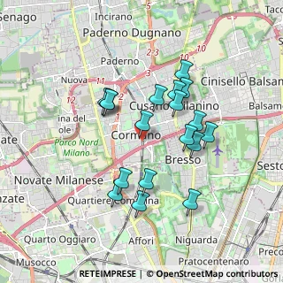 Mappa Cormano-Brusuglio, 20032 Cormano MI, Italia (1.57389)