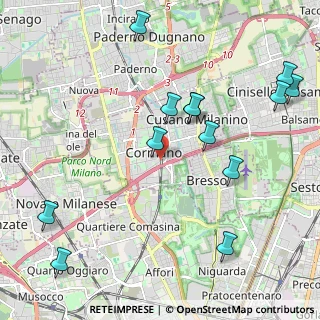 Mappa Cormano-Brusuglio, 20032 Cormano MI, Italia (2.44615)