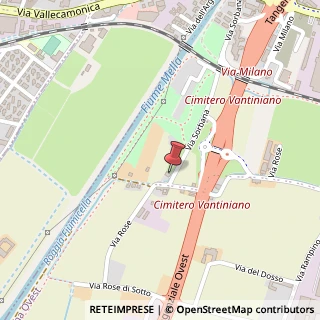 Mappa Via Sorbana, 72, 25126 Brescia, Brescia (Lombardia)