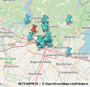 Mappa Rezzato via Prati, 25122 Brescia BS, Italia (8.695)
