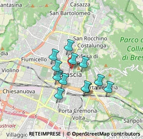 Mappa Rezzato via Prati, 25122 Brescia BS, Italia (1.28)
