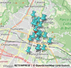 Mappa Rezzato via Prati, 25122 Brescia BS, Italia (1.2405)