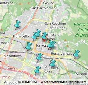 Mappa Rezzato via Prati, 25122 Brescia BS, Italia (1.67545)