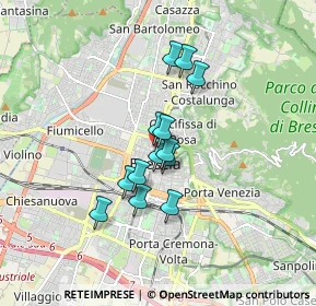 Mappa Rezzato via Prati, 25122 Brescia BS, Italia (1.21231)