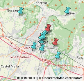 Mappa Rezzato via Prati, 25122 Brescia BS, Italia (2.52083)