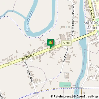 Mappa Via Basse, 18/B, 35010 Campo San Martino, Padova (Veneto)