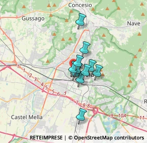 Mappa Via Martino Franchi, 25126 Brescia BS, Italia (1.95182)