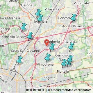 Mappa Via per Monza, 20093 Cologno Monzese MI, Italia (4.6375)