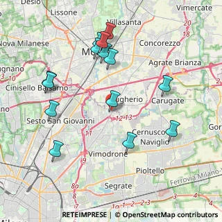 Mappa Via per Monza, 20093 Cologno Monzese MI, Italia (4.24214)
