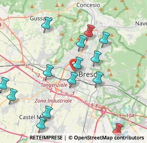 Mappa Via Emilio Morosini, 25126 Brescia BS, Italia (5.03063)