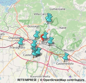 Mappa Via Emilio Morosini, 25126 Brescia BS, Italia (5.68)