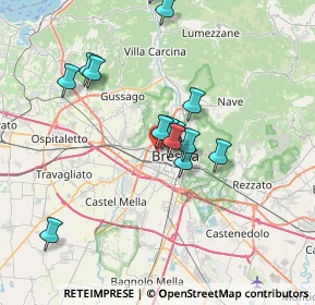 Mappa Via Emilio Morosini, 25126 Brescia BS, Italia (6.44786)