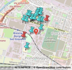 Mappa Via Emilio Morosini, 25126 Brescia BS, Italia (0.401)
