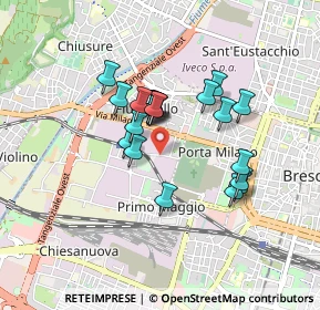 Mappa Via Emilio Morosini, 25126 Brescia BS, Italia (0.6775)