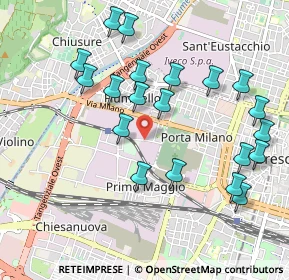 Mappa Via Emilio Morosini, 25126 Brescia BS, Italia (1.037)