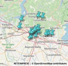 Mappa Via Emilio Morosini, 25126 Brescia BS, Italia (8.28188)