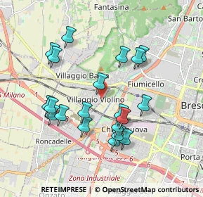 Mappa Via 7 Villaggio La Famiglia, 25126 Brescia BS, Italia (1.7815)