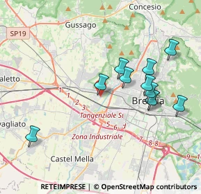 Mappa Via 7 Villaggio La Famiglia, 25126 Brescia BS, Italia (3.72636)