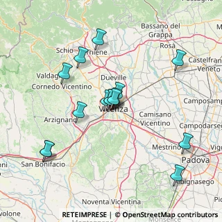 Mappa Piazzale della Stazione, 36100 Vicenza VI, Italia (13.59667)