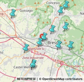 Mappa Via Fratelli Bonardi, 25126 Brescia BS, Italia (4.255)