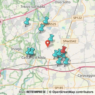 Mappa Via Vasco De Gama, 24045 Fara Gera D'Adda BG, Italia (3.41385)