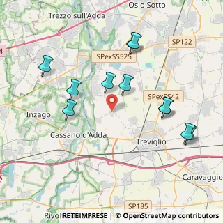 Mappa Via Vasco De Gama, 24045 Fara Gera D'Adda BG, Italia (4.09727)