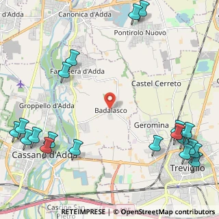 Mappa Via Vasco De Gama, 24045 Fara Gera D'Adda BG, Italia (3.233)