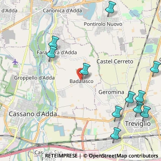 Mappa Via Vasco De Gama, 24045 Fara Gera D'Adda BG, Italia (2.91091)